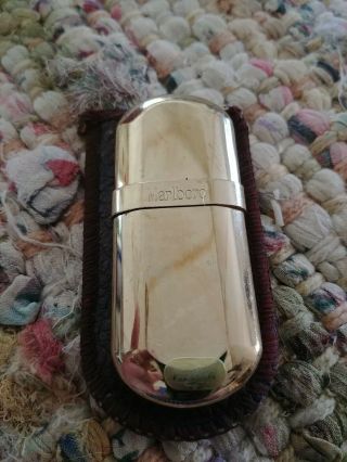 Vintage Solid Brass Marlboro Cigarette Lighter