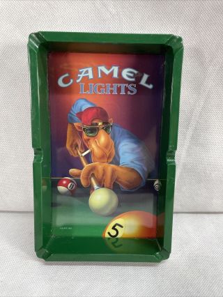 Vintage 1992 Camel Lights Pool Table Ashtray " Smokin 