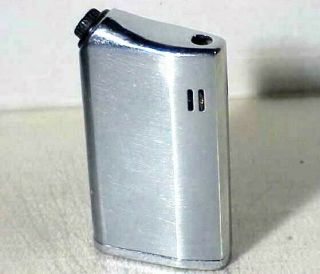 Colibri Battery Operated Pocket Lighter,  Vtg 1980s Polished Chrome
