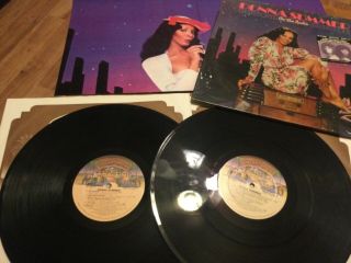 Donna Summer On The Radio (greatest Hits) 2xlp Casablanca W/ Poster.  Shrink/ Vg,