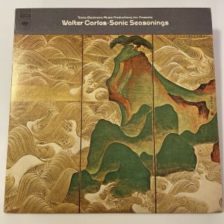 Walter Carlos Sonic Seasonings Lp Double Record Vinyl (wendy Carlos)