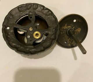 Antique Mechanical Door Bell Turn or Twist Version in Antique Brass 2