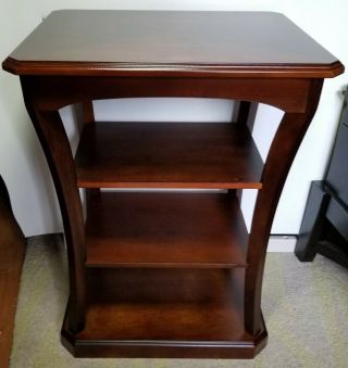 Vintage Bombay Company 3 - Tier Cherry Accent Side Table