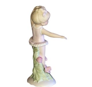 Vintage 1982 Enesco Ballerina Figurine “Tu - Tu” Porcelain Collectible 3