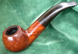 A Chunky " Old Bond  Real Briar Made In France " Estate Pipe,  Repaired Stem
