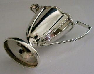 Stunning English Solid Sterling Silver Helmet Cream Jug 1903 68g Edwardian