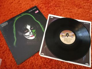 Kiss Peter Criss 1979 Solo Release W/printed Inner Sleeve (no Poster)