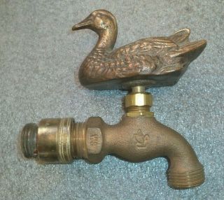 Ws Solid Brass Garden Hose Faucet Head With Duck Handle