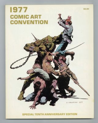 Comic Art Convention Program 1977 Fn/vf 7.  0