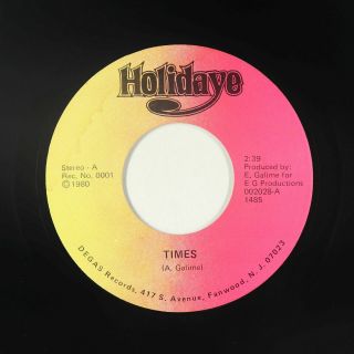 Hard Rock Psych Glam 45 - Holidaye - Times - Degas - Mp3 - Unknown?