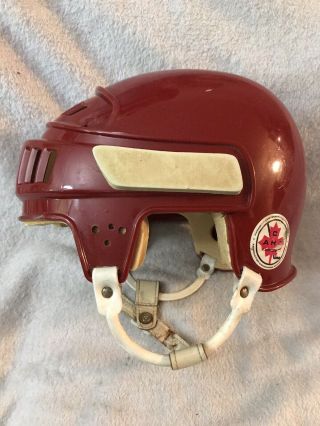 Vintage CCM Pro Standard Hockey Helmet W/chin Strap Bumper Style 3