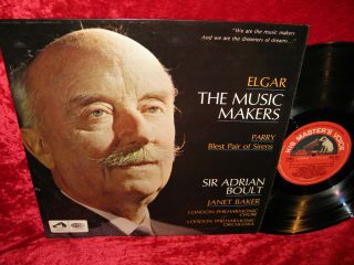 1967 Uk Nm Asd 2311 1st S/c Stereo Elgar The Music Makers Lpo Boult