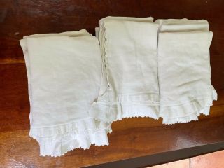 19 Vintage Curity Stretch Weave Cloth Diapers Pinked Edges Baby