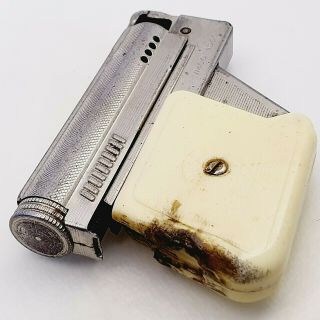 Imco Gunlite Pistol Shape Petrol Cigarette Lighter Vintage 1970 