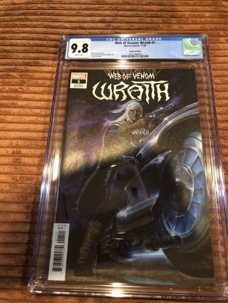 Web Of Venom Wraith Gist Variant Cgc 9.  8 Marvel Comics 2021 1:50 Ratio