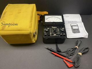 Simpson 260 Series 8 Analog Multimeter Tester - And