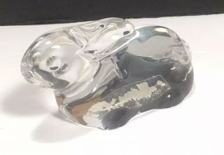 Villeroy & Boch Clear Crystal Rabbit Paperweight