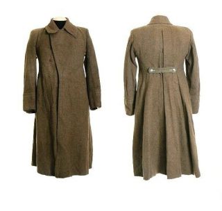 Vintage Ussr Russian Military Surplus Uniform Overcoat Soldier Wool Coat Xl