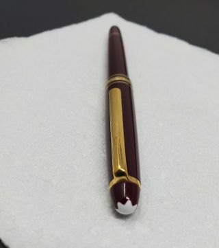 Vintage Writing Pen - Mont Blanc,  Meisterstuck - Fabulous Burgundy & Gold - - Ae
