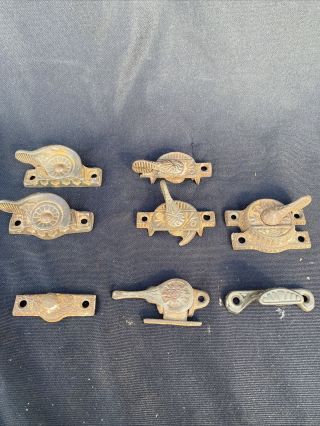 Antique Eastlake Sash Locks & Window Hardware