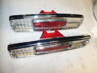 1965 Cadillac Tail Light Lenses And Bezels