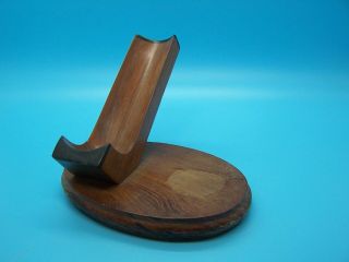 Vintage Wood Tobacco Pipe Holder Stand Rack Display