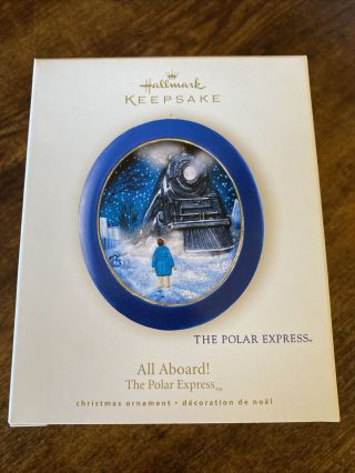 The Polar Express Hallmark Keepsake Ornament All Aboard 2008 Christmas Train