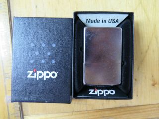 2015 Zippo Regular Street Chrome 207 Lighter W/original Box Quick Ship