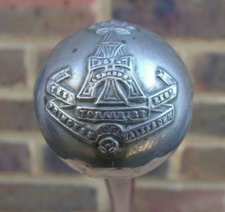 Vintage / Antique The Yorkshire Regiment Princess Of Wales Own Swagger Stick