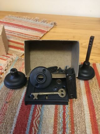 Antique Rim Lock Set