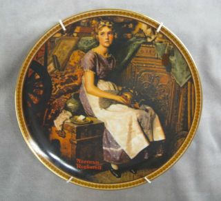 2 Norman Rockwell Rediscovered Women collector plates by Knowles 1 2 in series 2