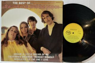 Mamas And The Papas The Best Of Lp Mca 4m036 - 58134 60 