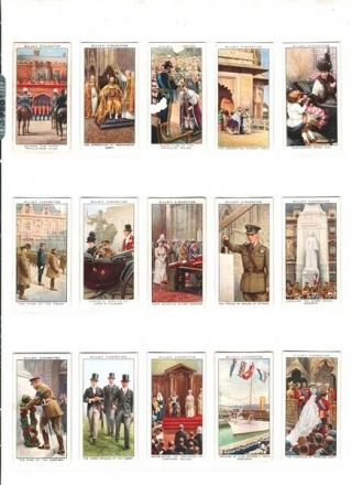 Tobacco Cards - Wills " The Reign Of H.  M.  King George V " 1935 (complete Set)