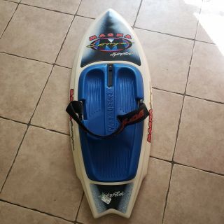 White Manga Comp Hydro Slide Knee Board/jet Ski/water Sports/vintage/waves
