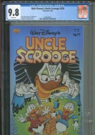 Walt Disney’s Uncle Scrooge 328 Don Rosa Barks Best Cgc Grade Near Mint/mint 9.  8