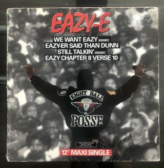 Eazy - E - We Want Eazy (1989) Og 12 " Single Vinyl Lp Dr.  Dre Nwa Mc Ren Vg