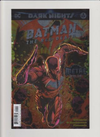 Dark Nights Batman The Red Death 1 Nm Foil - Stamped Cover Dc Snyder Key Issue