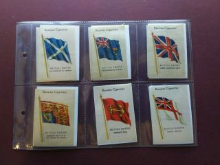 British Empire Flags (silk) Issued 1934 By J.  Wix Set L48