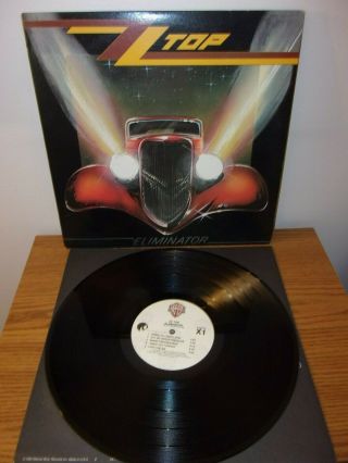 Zz Top Eliminator 1983 Warner Bros Records Vinyl Lp 1 - 23774 Dirty Dog