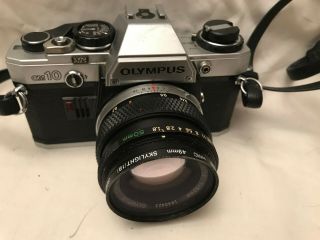 Olympus Om 10,  Vintage 35mm Slr Camera & Zuiko Mc Auto - S Lens 1:1,  8 F=50mm