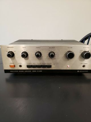 Vintage Kenwood Ka - 4002 Solid State Stereo Integrated Amplifier
