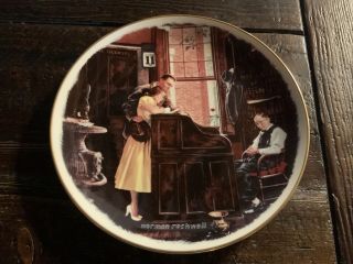 Gorham Norman Rockwell “the Marriage License” Collector Plate