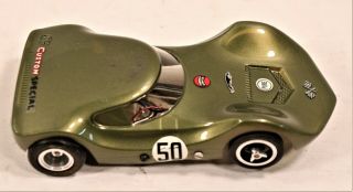 Vintage Banchee Strombecker Cox Lotus No.  50 Custom Special 1/24 Slot Car 60 