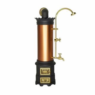 Miniature Bodo Hennig Copper Boiler Bathroom Shower For Dollhouse 1:12 Scale