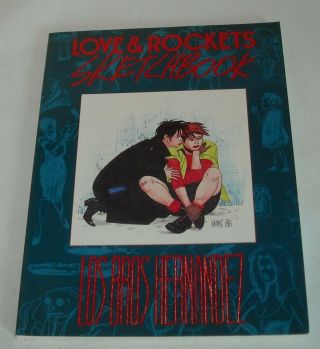 Love & Rockets Sketchbook - Los Bros Hernandez Art Sc Book 1989 Fantagraphic