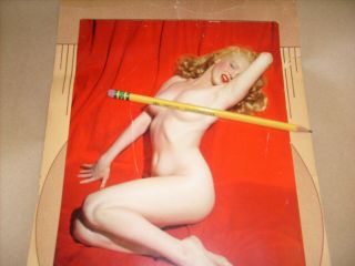 Vintage Marilyn Monroe Pin Up Calendar 1954 York 16 X 10 " Golden Dreams "