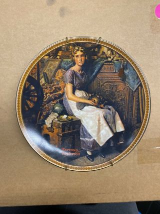 Norman Rockwell Plate / Dreaming In The Attic