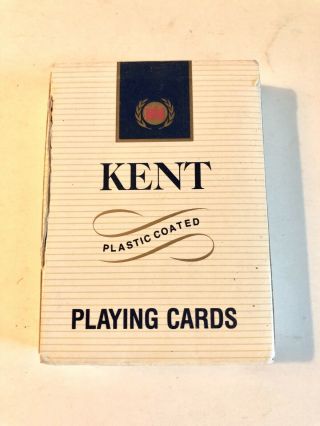 Kent Cigarettes Playing Cards Vintage 80 