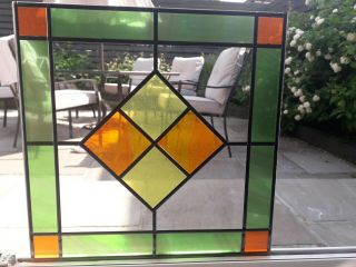 Leaded Glass Design.  Can Put In A Wooden Frame For Extra £5.  00.  Message If You Do.