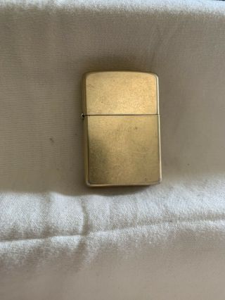 Vintage Zippo Brass/ Goldtone E 04 Matching Insert Lighter